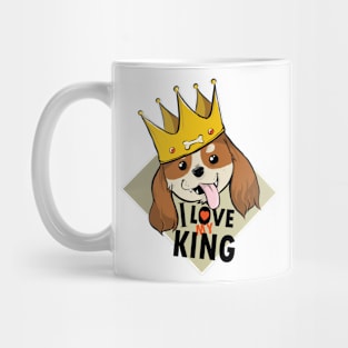 Funny Cavalier King Charles Spaniel I Love The King Mug